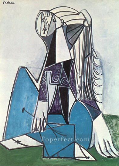 Portrait of Sylvette David 05 1954 Pablo Picasso Oil Paintings